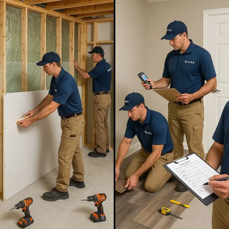 Repairs and Reconstruction process in White Meadow Lake, NJ