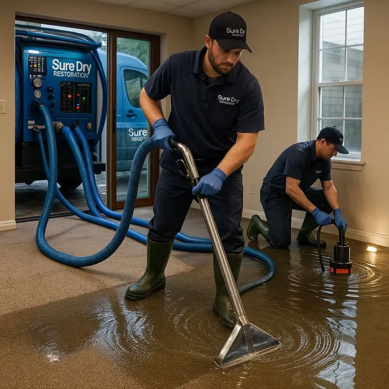 Water Extraction and Removal process in White Meadow Lake, NJ